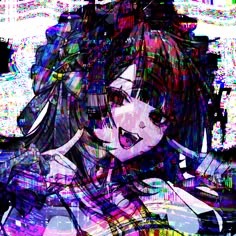 Glitchcore Anime