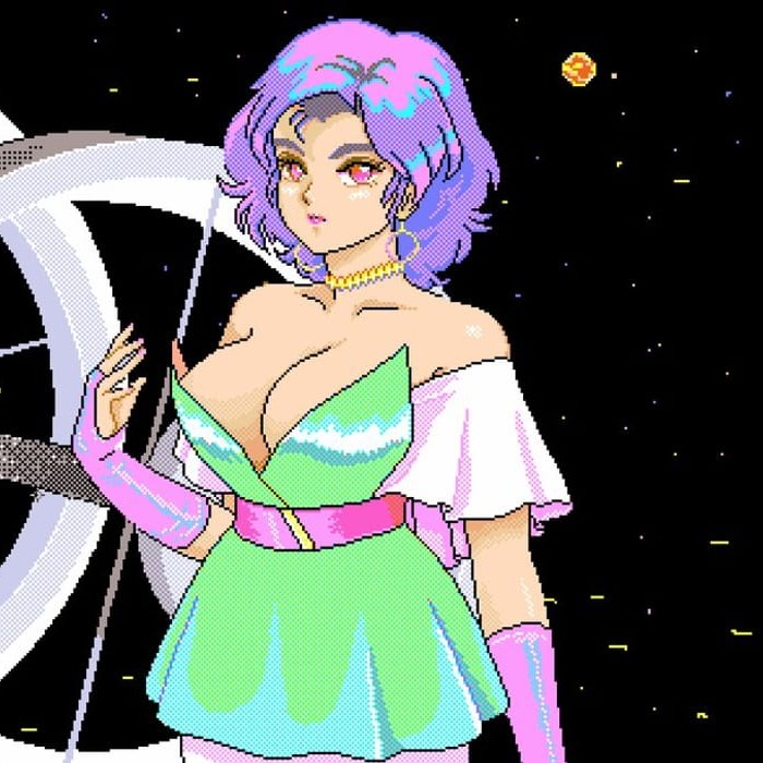 90s Anime Profile Picture