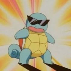 Squirtle With Sunglasses