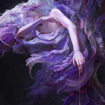Purple Anime Profile Photo