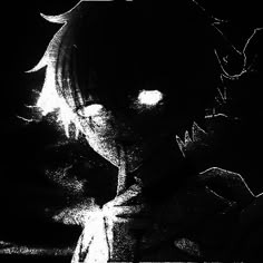 Cool Black And White Anime